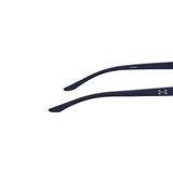 Under Armour Mens Blue Multilayer Lens Blue Shaded Grey Rectangular Sunglasses with 100% UV Protection