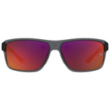 Under Armour Mens Grey Infrared Lens Grey Red Rectangular Sunglasses with 100% UV Protection