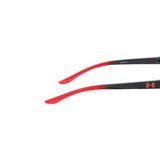 Under Armour Mens Grey Infrared Lens Grey Red Rectangular Sunglasses with 100% UV Protection