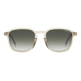 Carrera Mens Green Shaded Lens Beige Rectangular Sunglasses with 100% UV Protection -20672210A539K