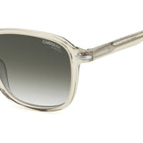 Carrera Mens Green Shaded Lens Beige Rectangular Sunglasses with 100% UV Protection -20672210A539K