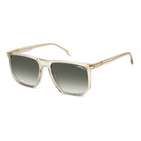 Carrera Mens Green Shaded Lens Pink Rectangular Sunglasses with 100% UV Protection -20672735J589K