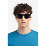 Carrera Mens Green grey Lens Black Red Rectangular Sunglasses with 100% UV Protection -206757BLX63Q3