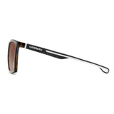 Carrera Mens Brown Shaded Lens Havana Rectangular Sunglasses with 100% UV Protection