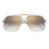 Carrera Mens Grey Shaded Gold Mirror Lens Crystal Square Sunglasses with 100% UV Protection