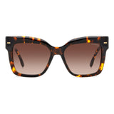 Carrera Women Brown Shaded Lens Havana Square Sunglasses with 100% UV Protection