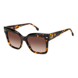 Carrera Women Brown Shaded Lens Havana Square Sunglasses with 100% UV Protection