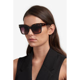 Carrera Women Brown Shaded Lens Havana Square Sunglasses with 100% UV Protection