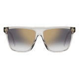 Carrera Womens Grey Gold Mirror Lens Grey Square Sunglasses with 100% UV Protection -206825KB758FQ