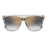 Carrera Womens Grey Gold Mirror Lens Grey Square Sunglasses with 100% UV Protection -206825KB758FQ