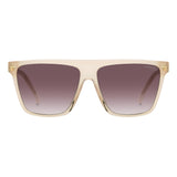 Carrera Womens Pink Doubleshade Lens Ivory Square Sunglasses with 100% UV Protection -206825SZJ583X