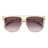 Carrera Womens Pink Doubleshade Lens Ivory Square Sunglasses with 100% UV Protection -206825SZJ583X