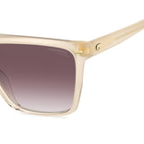 Carrera Womens Pink Doubleshade Lens Ivory Square Sunglasses with 100% UV Protection -206825SZJ583X