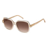Carrera Women Brown Shaded Lens Champagne Square Sunglasses with 100% UV Protection