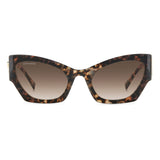 Dsquared2 Womens Brown Shaded Lens Grey Havana Cat eye Sunglasses with 100% UV Protection.