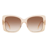Carrera Women Brown Shaded Lens Ivory Square Sunglasses with 100% UV Protection
