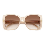 Carrera Women Brown Shaded Lens Ivory Square Sunglasses with 100% UV Protection