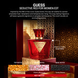Guess SEDUCTIVE RED For Women Eau de Toilette 75ml