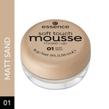 essence soft touch mousse make-up 01 matt sand
