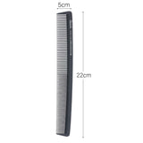 Janeke Professional Carbon Fibre Wide & Fine Teeth Waving Carbon Anti-Static Hair Comb 22.3cm