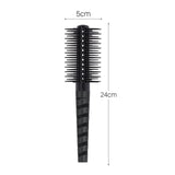 Janeke Professional Black Color Hair-Brush (Pack of 4)