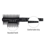 Janeke Professional Black Color Hair-Brush (Pack of 4)