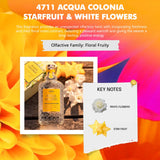 4711 Acqua Colonia Glowing Starfruit & White Flowers Eau de Cologne 50ml