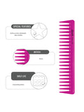 Janeke Gel Application Comb - Fuxia