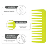 Janeke Mini Supercomb, Fluo Yellow 82872 YFL