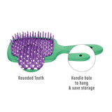 Janeke Professional Super Brush (Violate / Green)