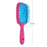 Janeke Fuchsia Turquoise Color Small Superbrush  (Pack of 4)