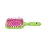 Janeke Professional Small Super Brush (Green & Fuchsia)