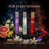Eze Perfume Flow l Floral Vanilla l Travel Size Long Lasting Eau De Parfum - 18ml (For Women)