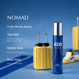 Eze Perfume Nomad l Fresh Woody l Travel Size Long Lasting Eau De Parfum - 18ml (For Men)