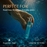 Eze Perfume Surge l Fresh Aquatic l Travel Size Long Lasting Eau De Parfum - 18ml (For Men)