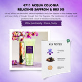 4711 Acqua Colonia Relaxing Saffron & Iris Shower Gel 200ml
