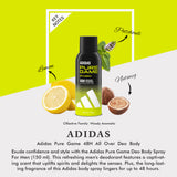 Adidas Pure Game 48H All Over Deo Body Spray 96g