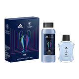 Adidas UEFA Champions League Goal Gift Set (Eau de Toilette 100ml + Shower Gel 250ml)