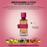 Abercrombie & Fitch 100% Passion Woman Eau de Parfum 50ml