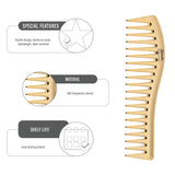 Janeke Wavy Comb For Gel Application
