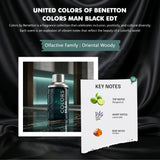 United Colors of Benetton Colors Man Black Eau de Toilette 100ml