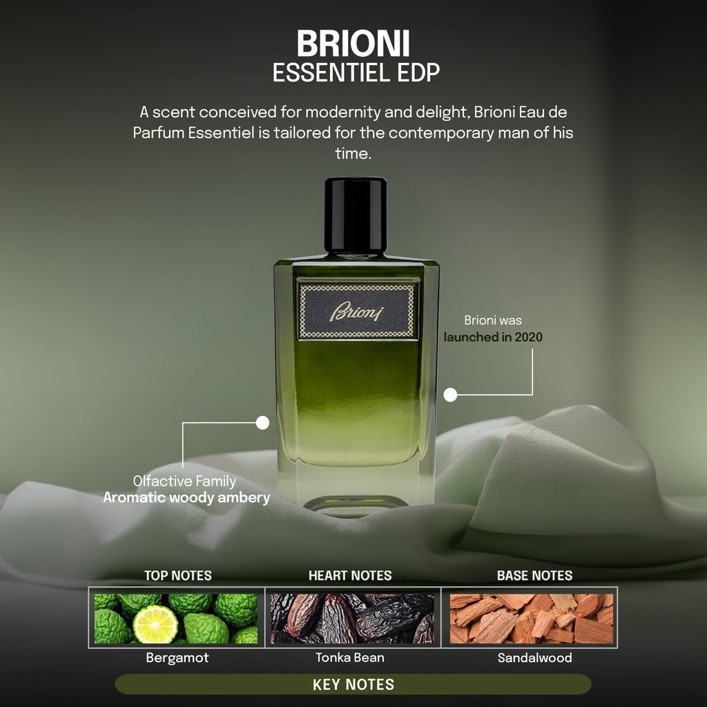 香水(男性用) Brioni Eau de Parfum Essentiel 100ml Brioni - Eau de Parfum Suave 100ml - LES HOMMES D'AMSTERDAM