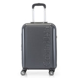 Calvin Klein WAFFLE (DTM) Range Charcoal Grey Hard 20" Cabin Luggage