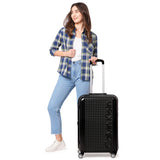 Calvin Klein WAFFLE (DTM) Range Black Hard 24" Medium Luggage