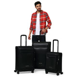Calvin Klein ESCAPE Range Black Soft 24" Medium Luggage
