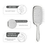 Janeke Professional Chromium Range Line Super Large Paddle Hair Brush