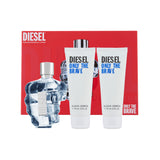 Diesel Only The Brave Gift Set (Eau de Toilette 125ml + 2 x Shower Gel 75ml)