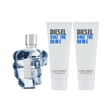 Diesel Only The Brave Gift Set (Eau de Toilette 125ml + 2 x Shower Gel 75ml)