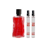 Diesel D Red Eau de Parfum Gift Set (Eau de Parfum 100ml + 2 x 10ml)