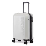 DKNY BEVELED Range White Hard 22" Cabin Luggage